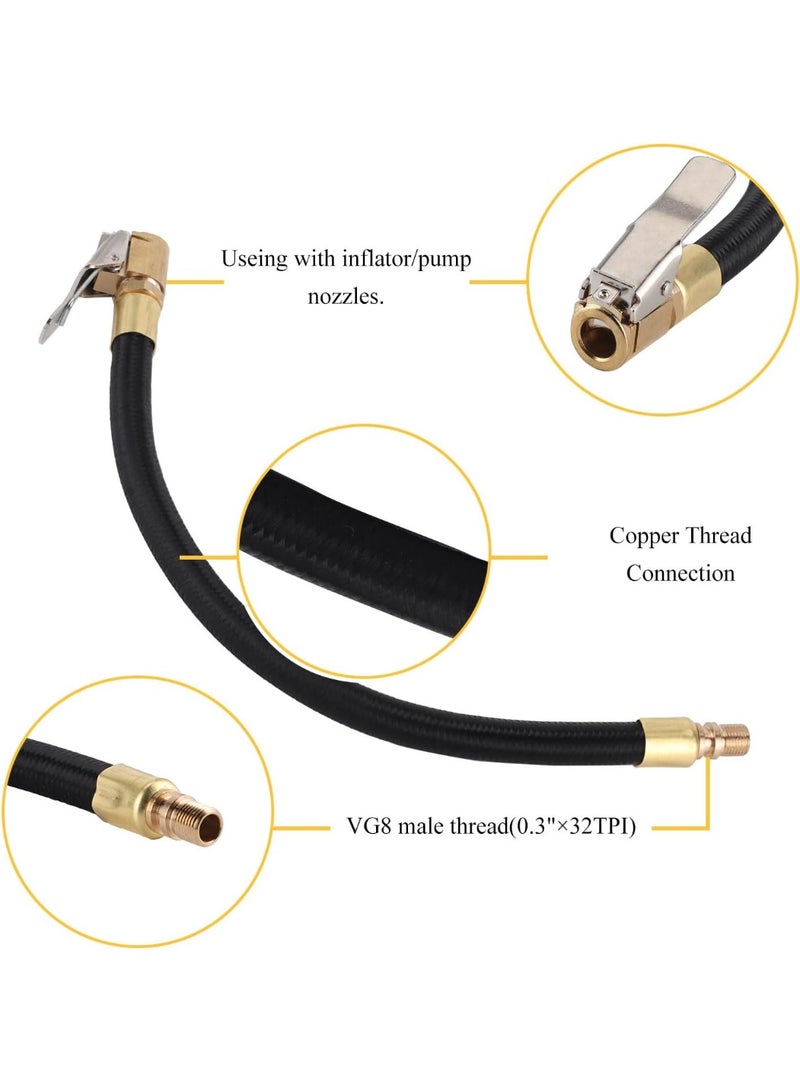 Tire Inflator Extension Tube Tyre Pump Quick Inflation Chuck Adapter Hose High-pressure Tube Car Motorcycle Maintenance Accessories - Image 4